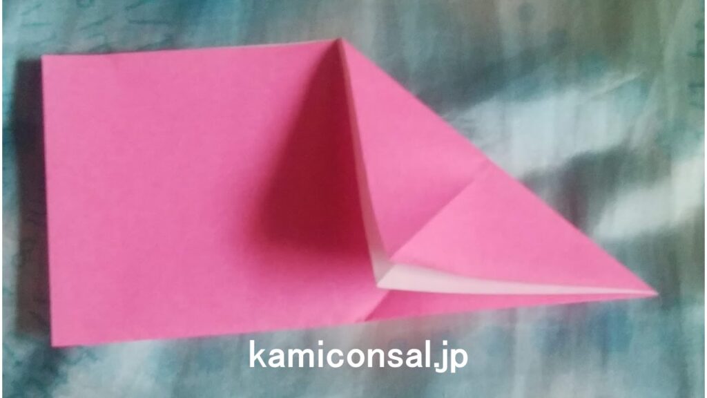 折り紙 さくら 下三角